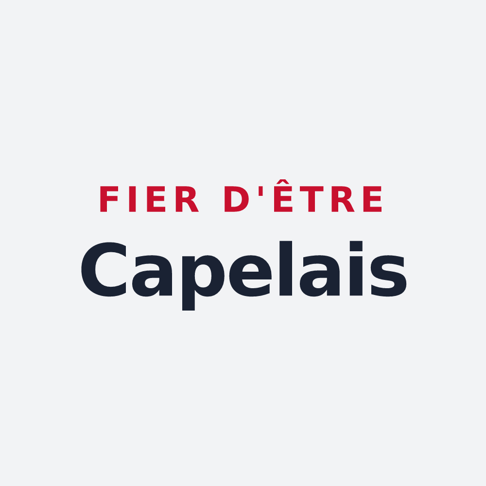 Poster « Fier d'être Capelais » — design pour La Chapelle-sur-Dun