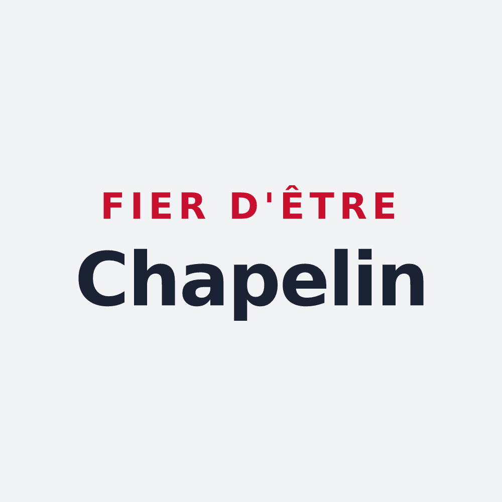 Poster « Fier d'être Chapelin » — design pour La Chapelle-sur-Oreuse