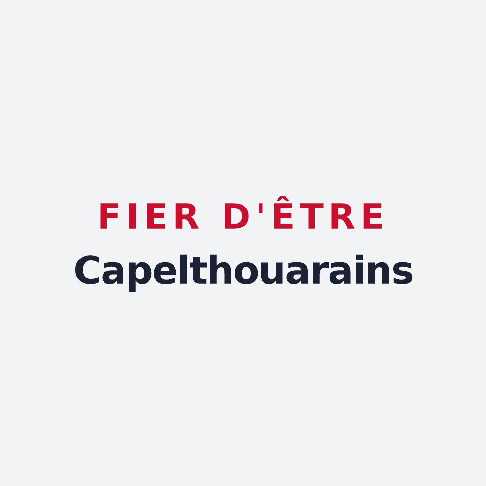 Poster « Fier d'être Capelthouarains » — design pour La Chapelle-Thouarault