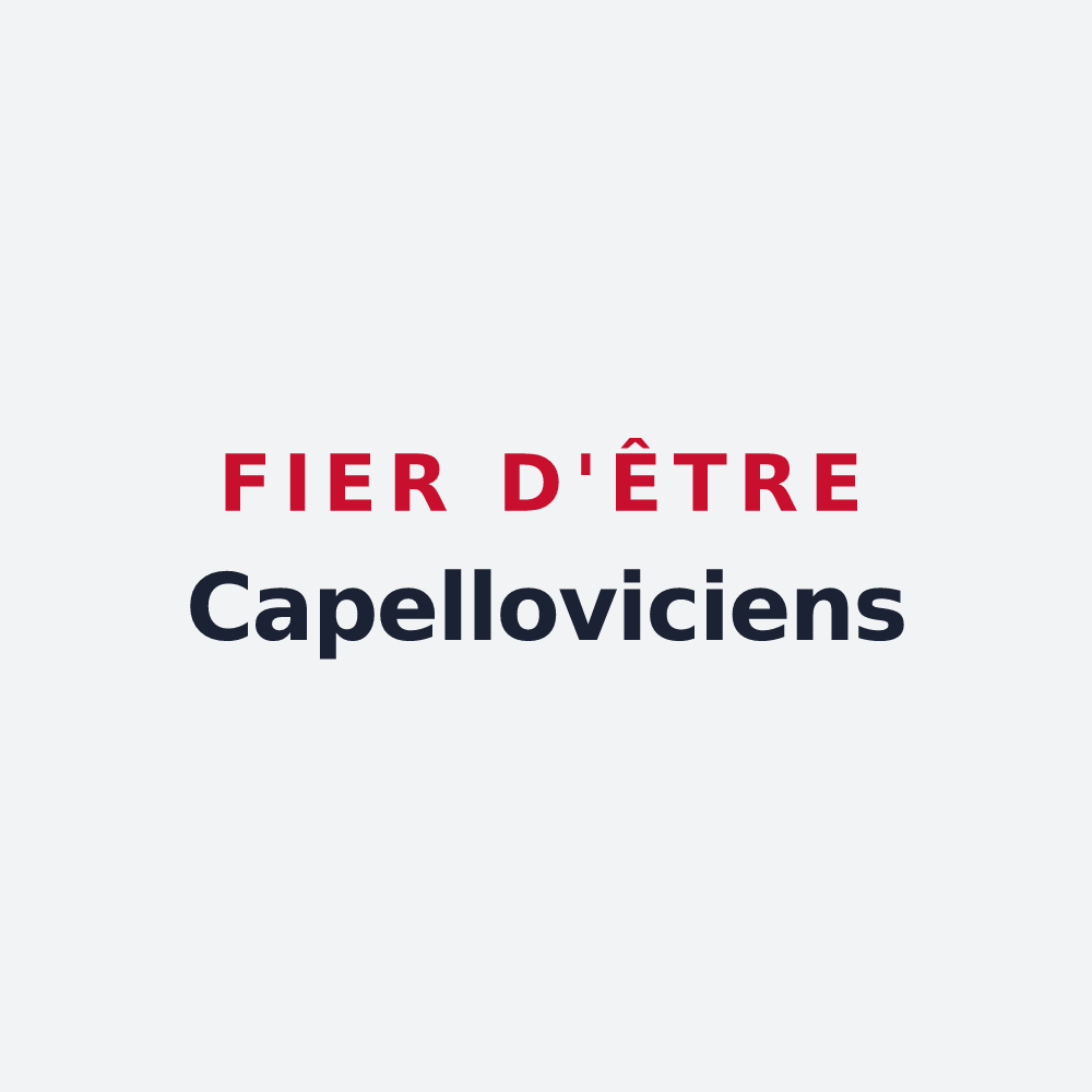 Poster « Fier d'être Capelloviciens » — design pour La Chapelle-Vendômoise