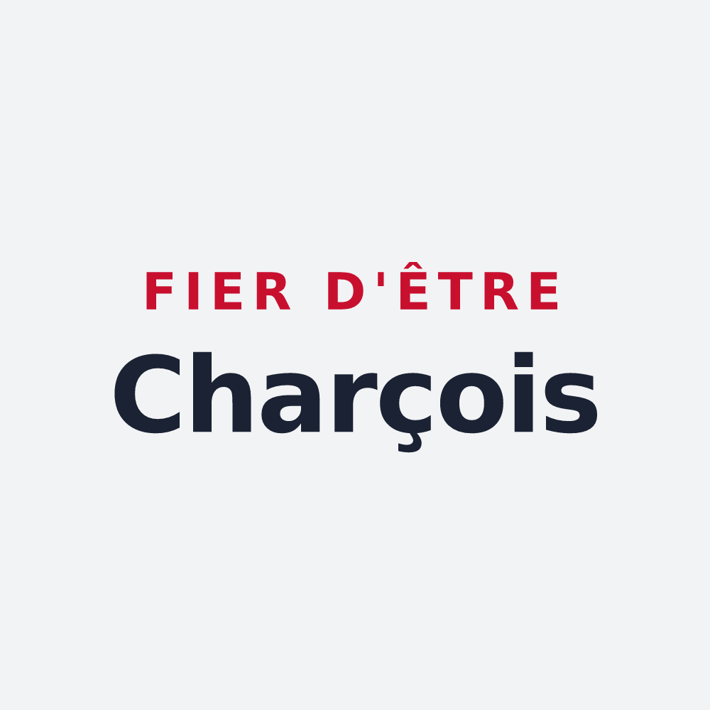 Poster « Fier d'être Charçois » — design pour La Charce