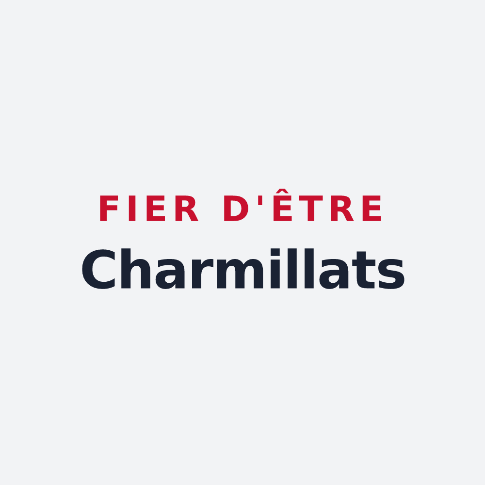 Poster « Fier d'être Charmillats » — design pour La Charmée