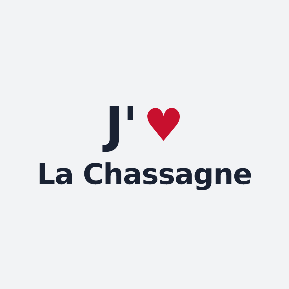 Poster personnalisé La Chassagne — design J'aime La Chassagne