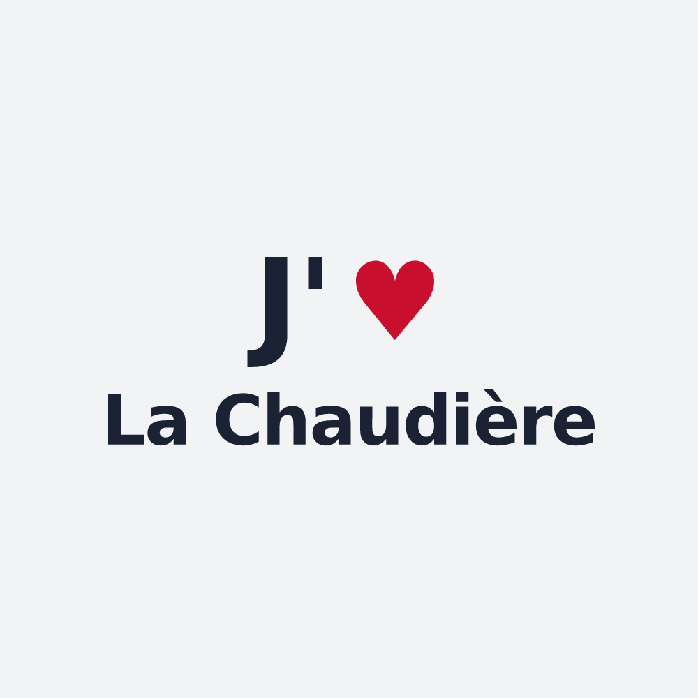 Poster personnalisé La Chaudière — design J'aime La Chaudière