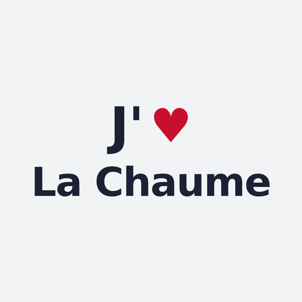 Poster personnalisé La Chaume — design J'aime La Chaume