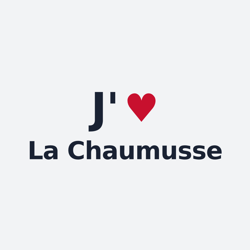 Poster personnalisé La Chaumusse — design J'aime La Chaumusse
