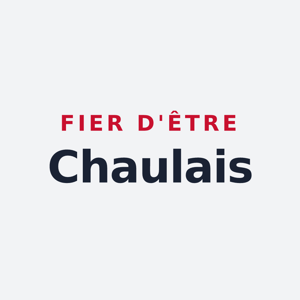 Poster « Fier d'être Chaulais » — design pour La Chaux