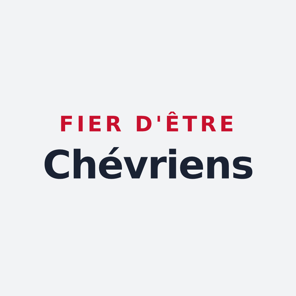 Poster « Fier d'être Chévriens » — design pour La Chèvrerie