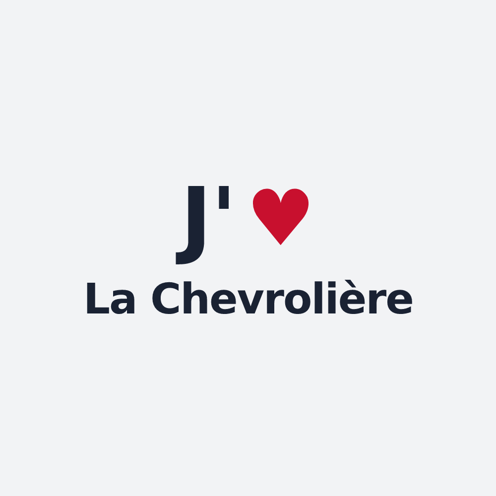 Poster personnalisé La Chevrolière — design J'aime La Chevrolière