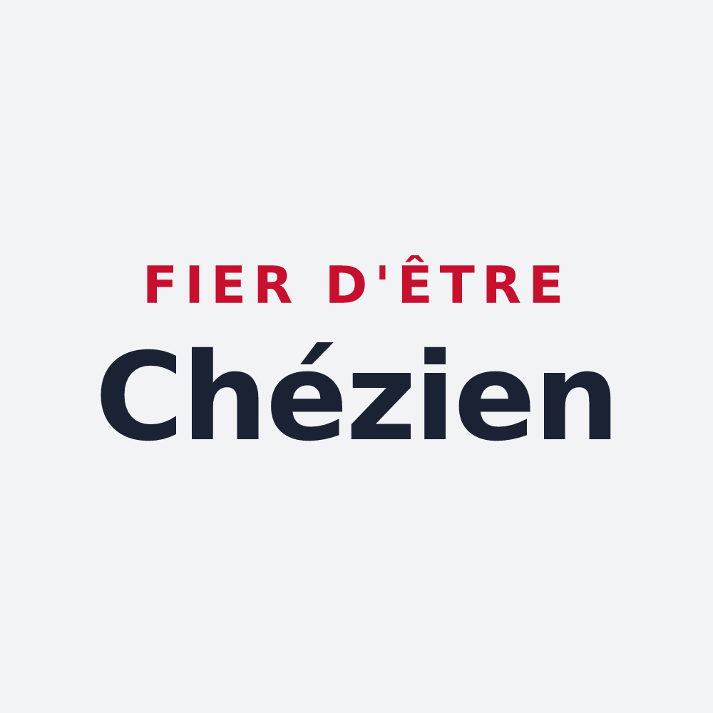 Poster « Fier d'être Chézien » — design pour La Chèze