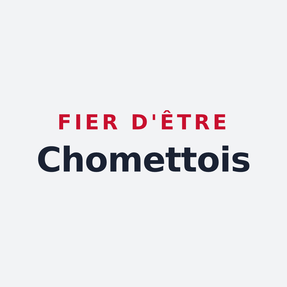 Poster « Fier d'être Chomettois » — design pour La Chomette