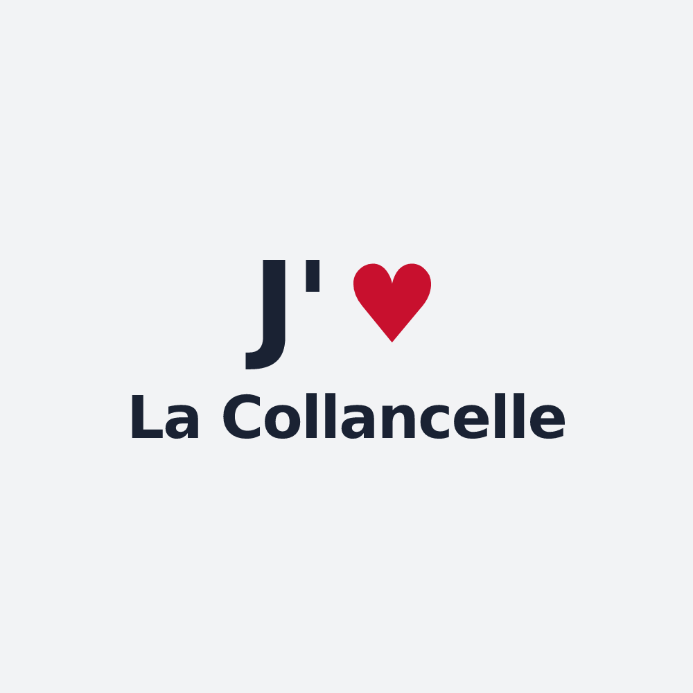 Poster personnalisé La Collancelle — design J'aime La Collancelle