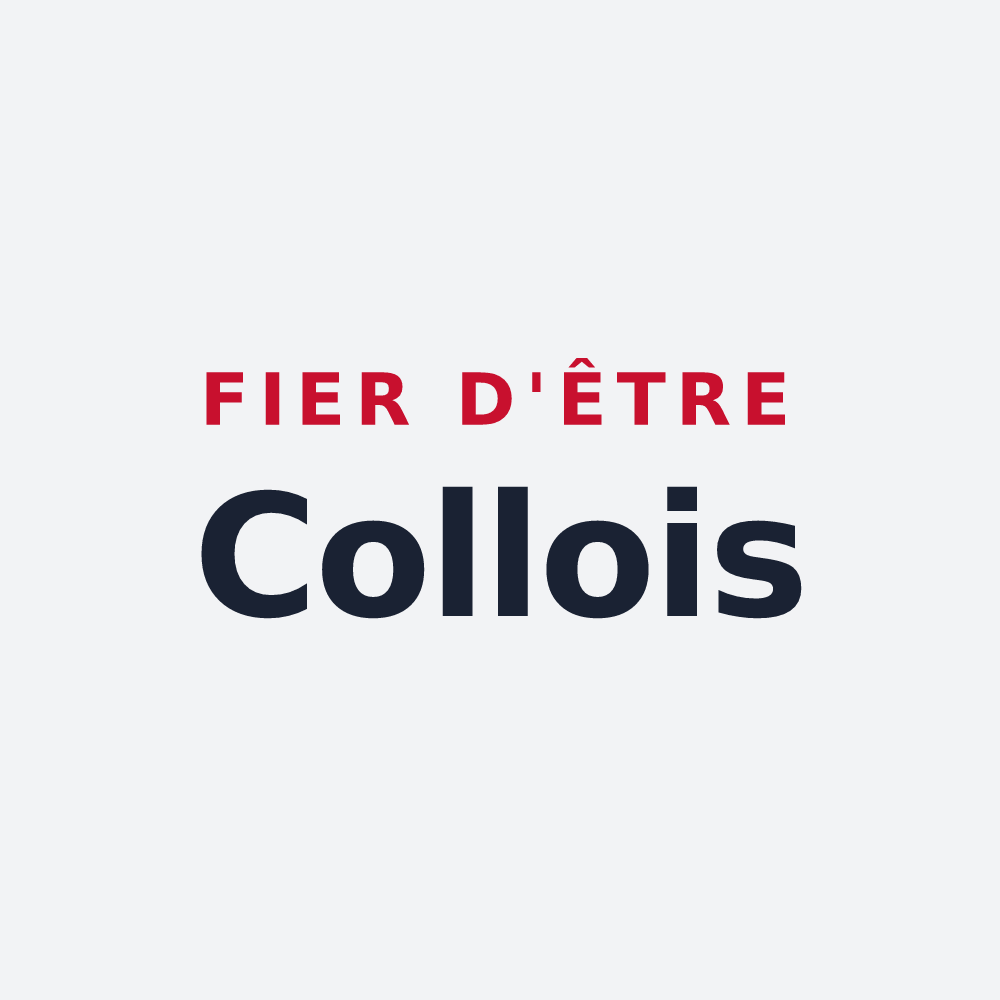 Poster « Fier d'être Collois » — design pour La Colle-sur-Loup