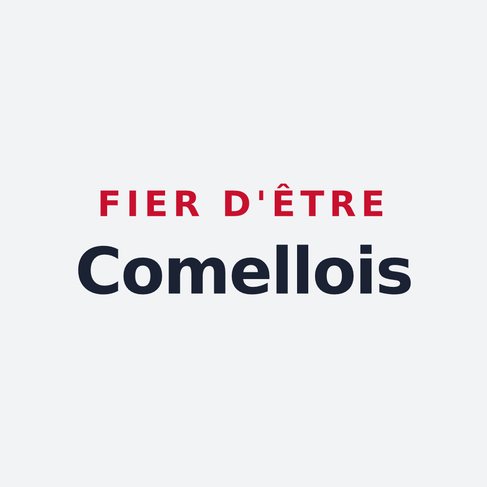 Poster « Fier d'être Comellois » — design pour La Comelle