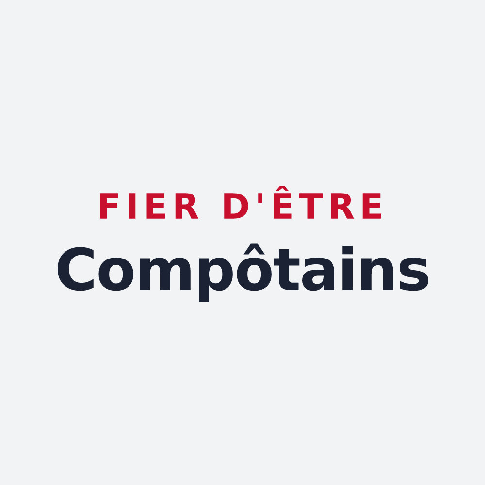 Poster « Fier d'être Compôtains » — design pour La Compôte
