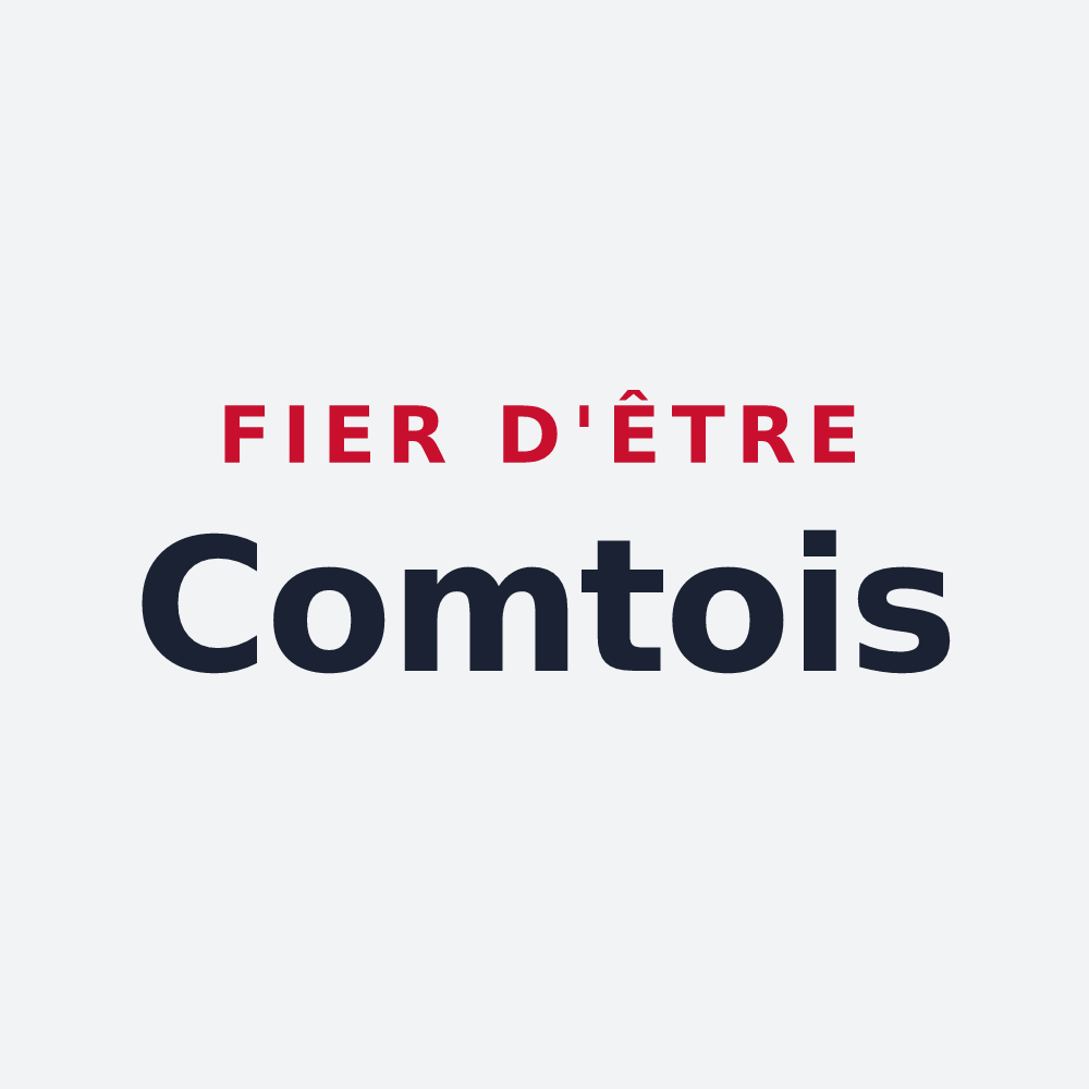 Poster « Fier d'être Comtois » — design pour La Comté