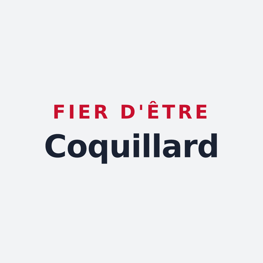 Poster « Fier d'être Coquillard » — design pour La Coquille