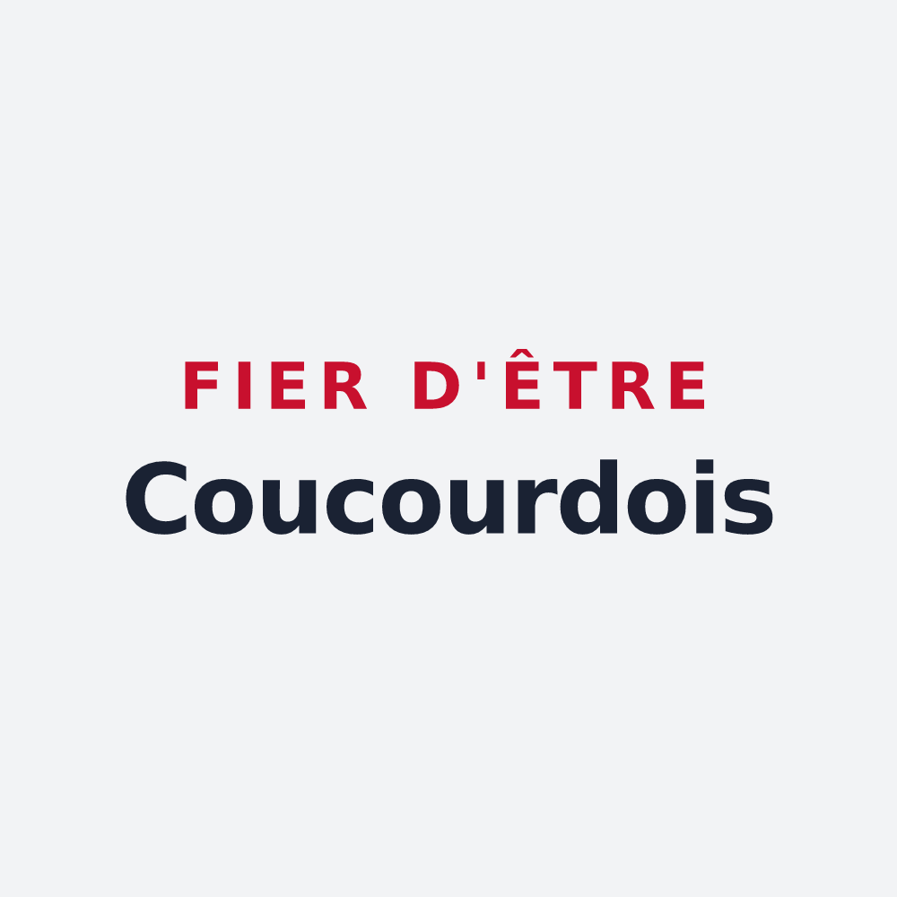 Poster « Fier d'être Coucourdois » — design pour La Coucourde