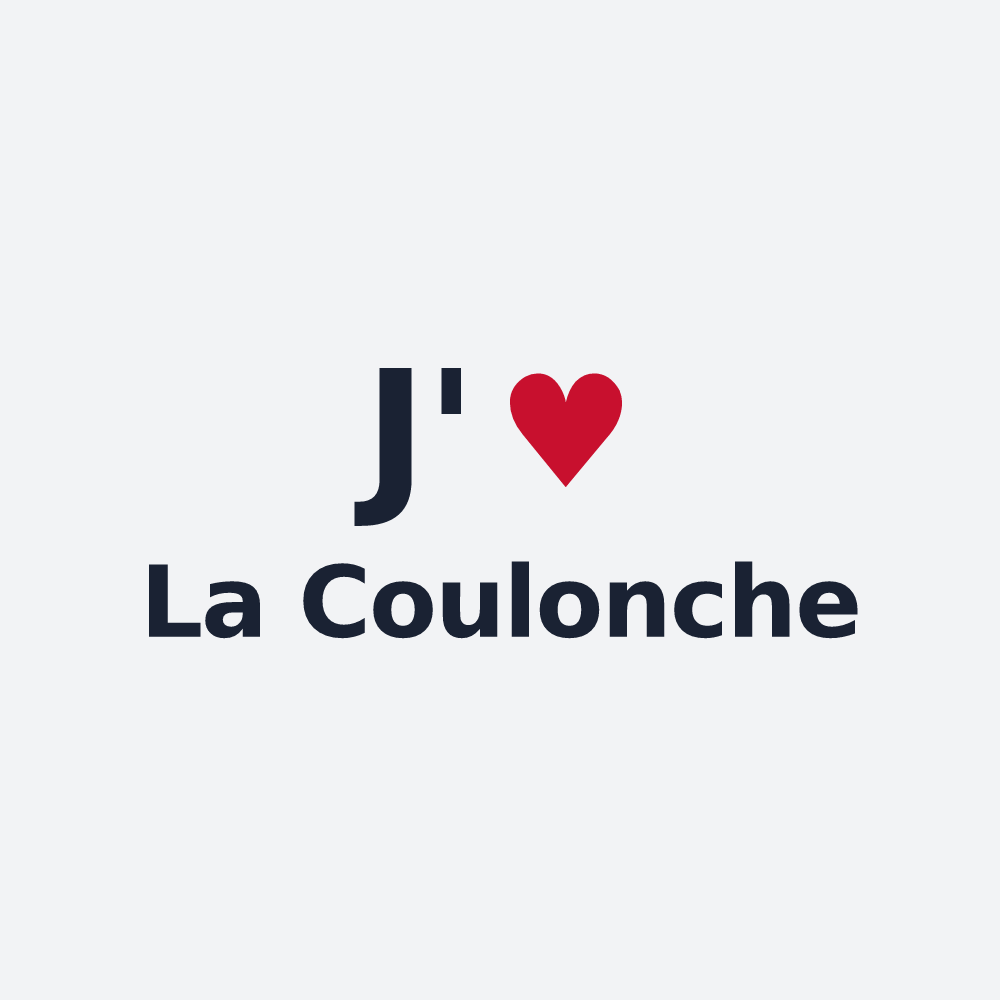 Poster personnalisé La Coulonche — design J'aime La Coulonche