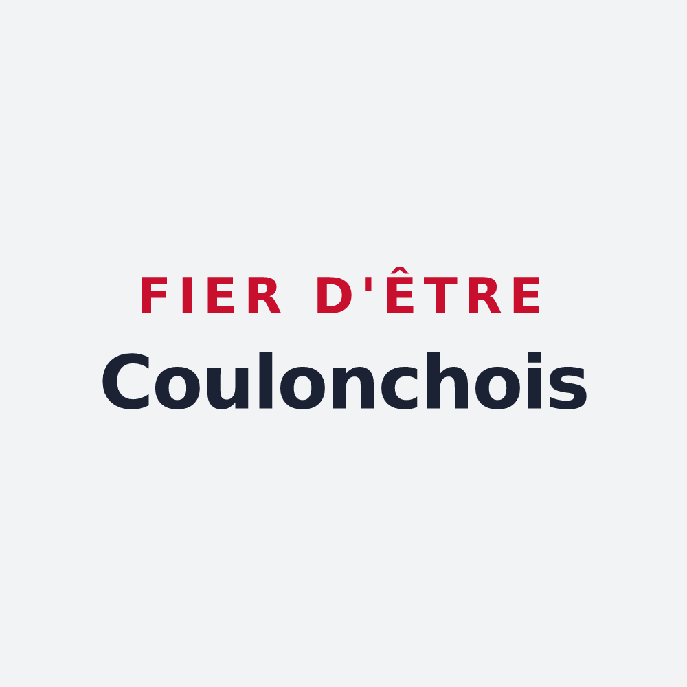 Poster « Fier d'être Coulonchois » — design pour La Coulonche