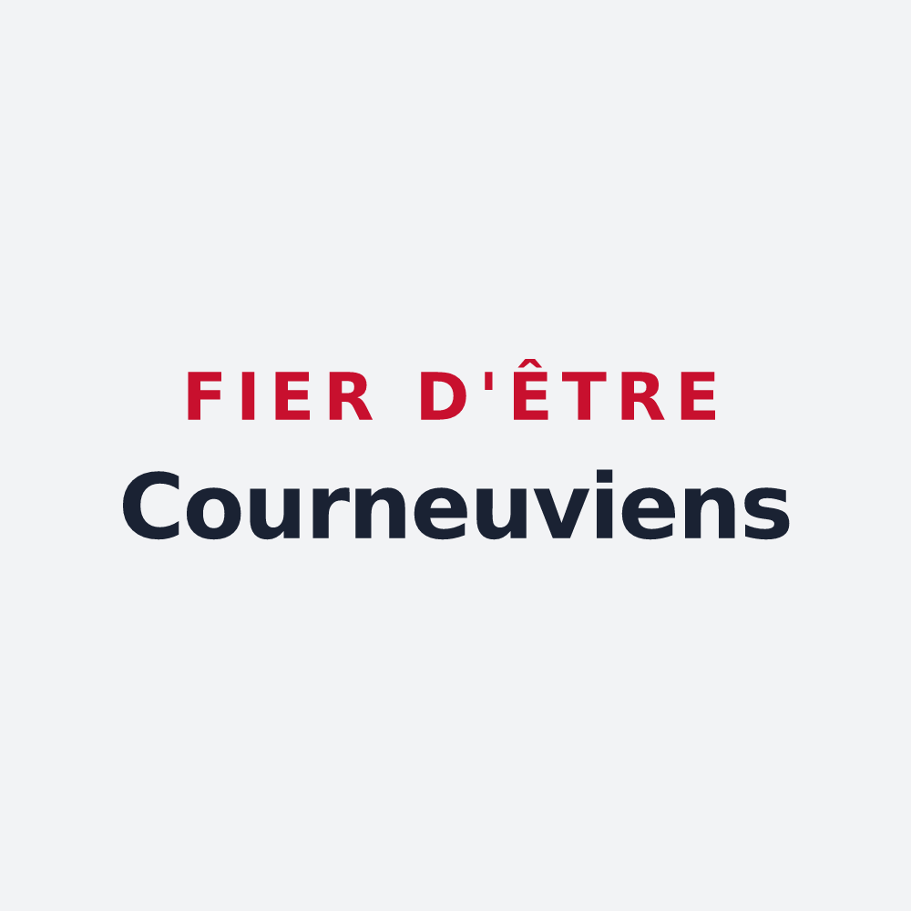 Poster « Fier d'être Courneuviens » — design pour La Courneuve
