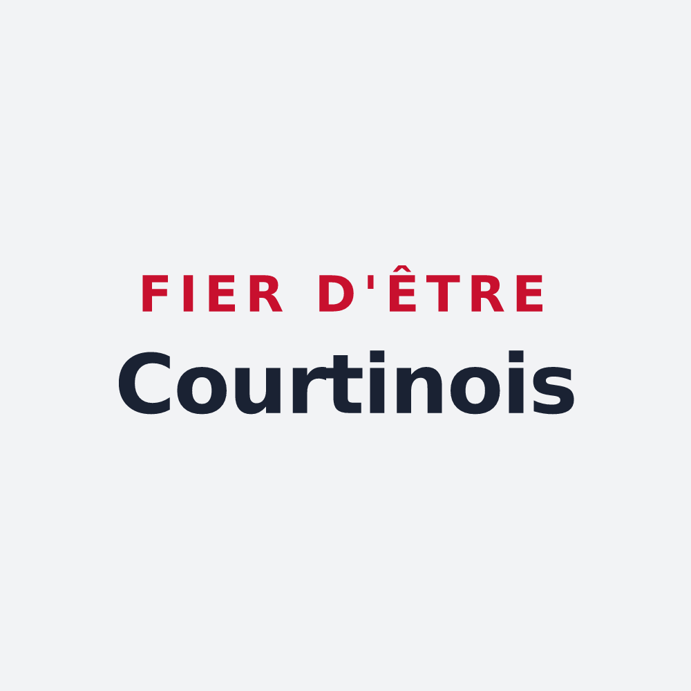 Poster « Fier d'être Courtinois » — design pour La Courtine
