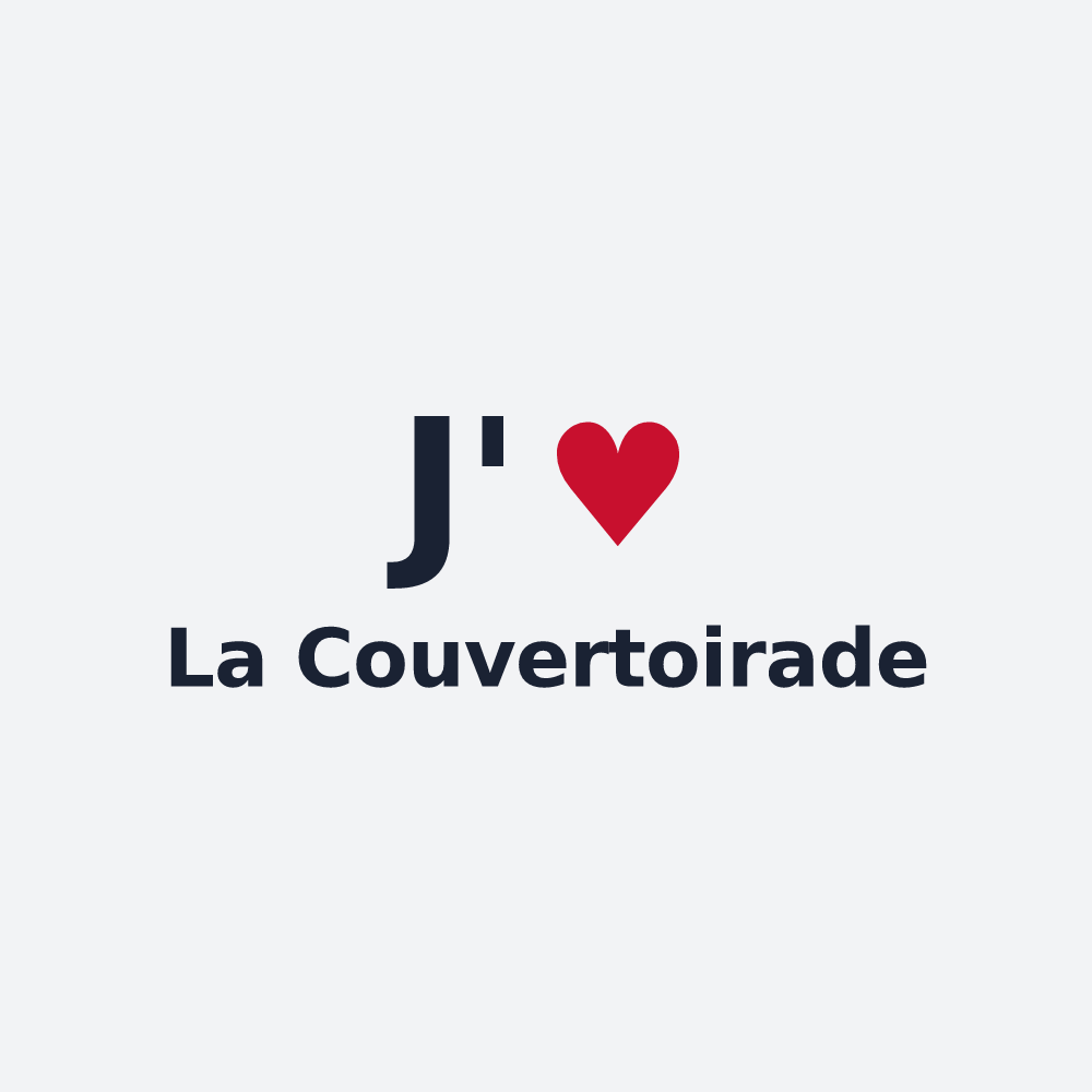 Poster personnalisé La Couvertoirade — design J'aime La Couvertoirade