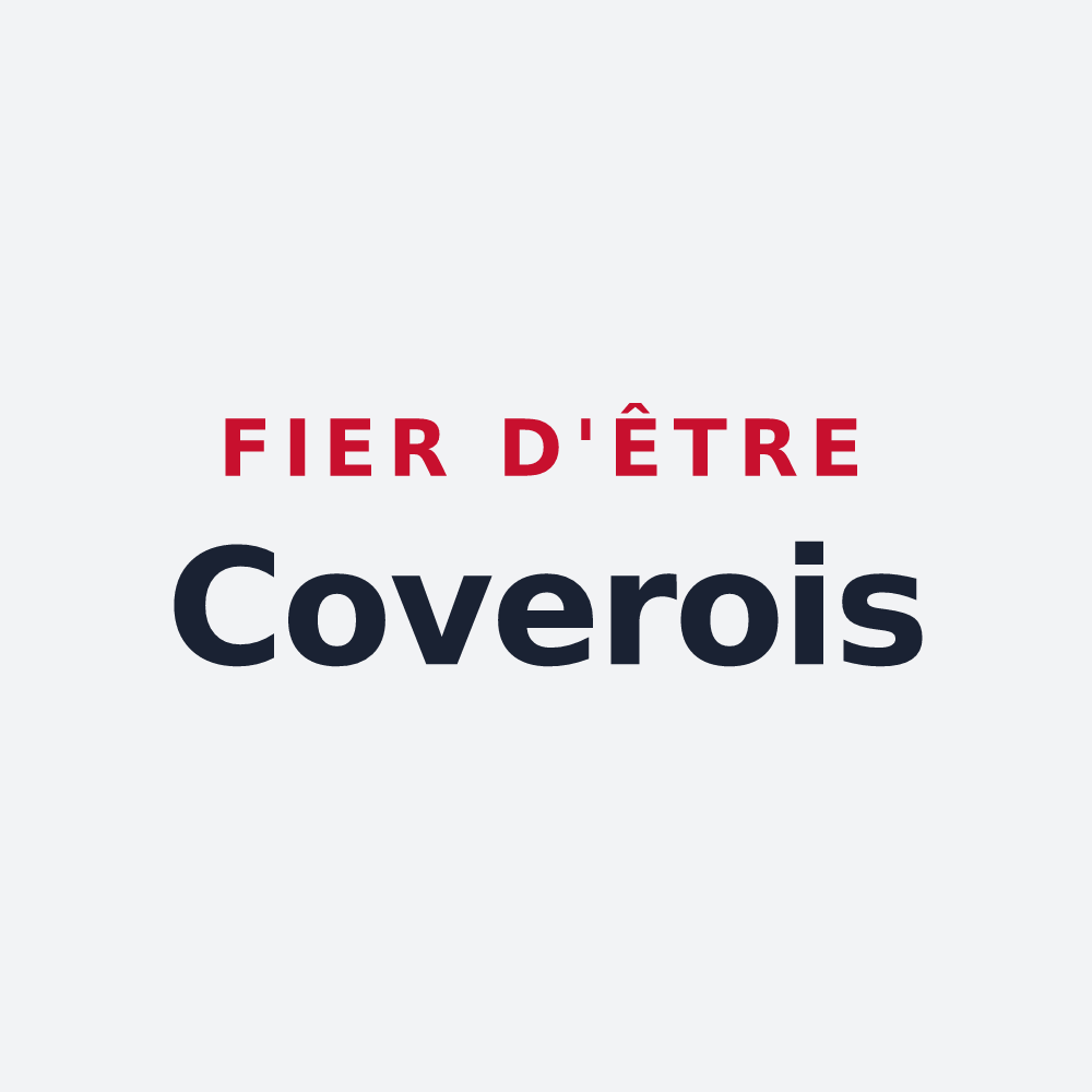 Poster « Fier d'être Coverois » — design pour La Couyère
