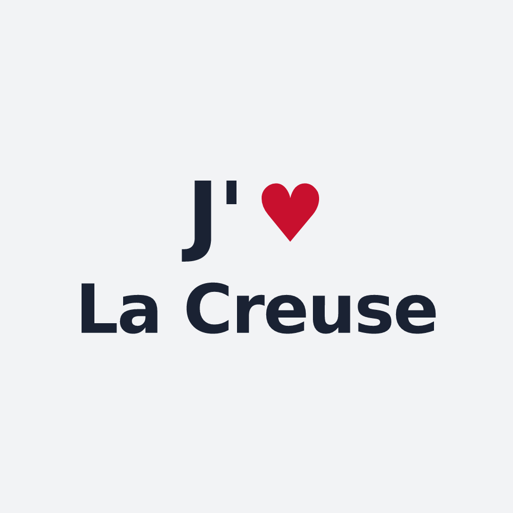Poster personnalisé La Creuse — design J'aime La Creuse