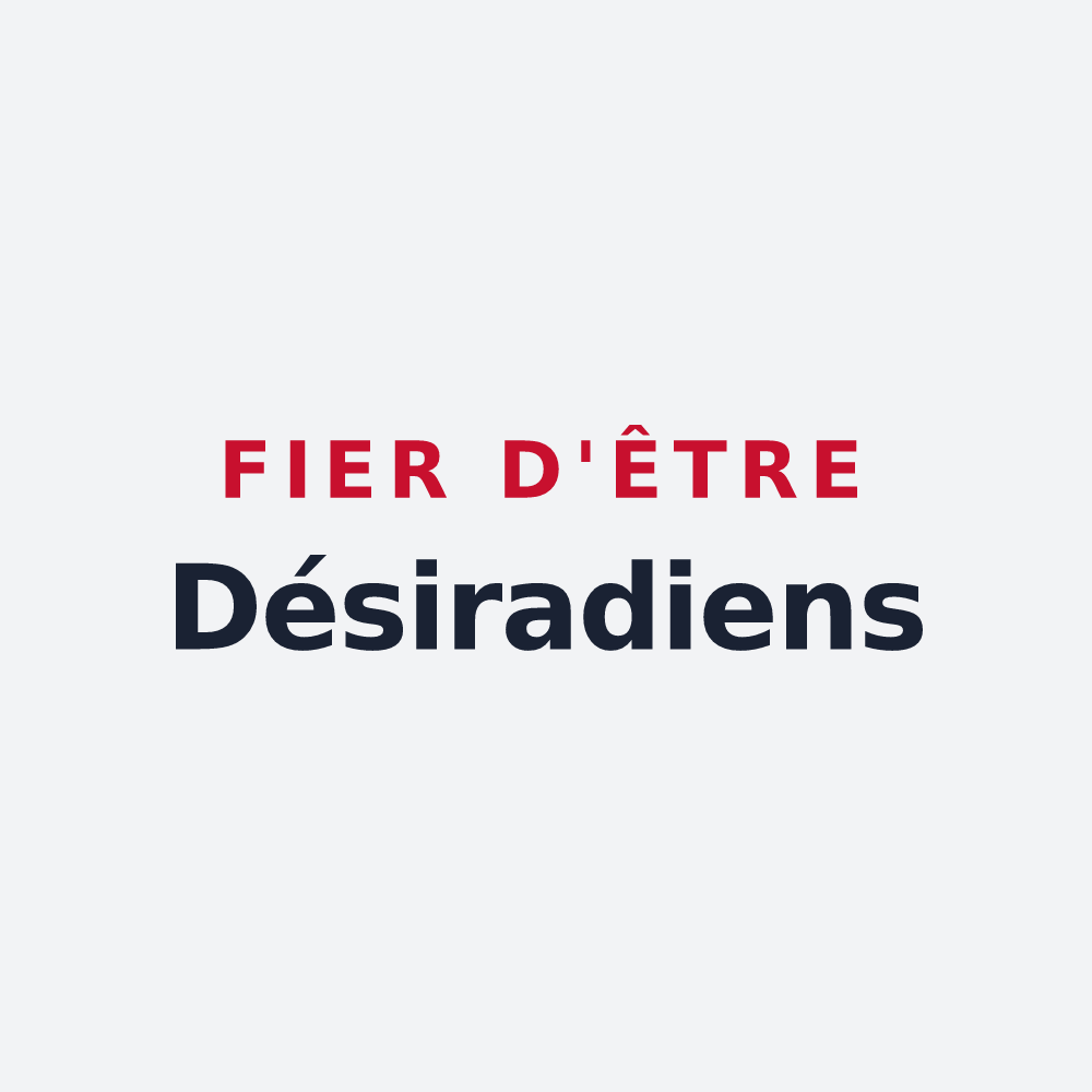 Poster « Fier d'être Désiradiens » — design pour La Désirade