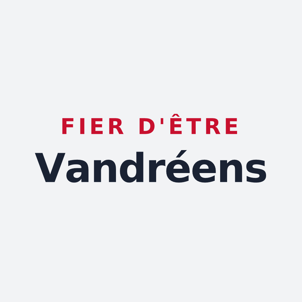 Poster « Fier d'être Vandréens » — design pour La Devise