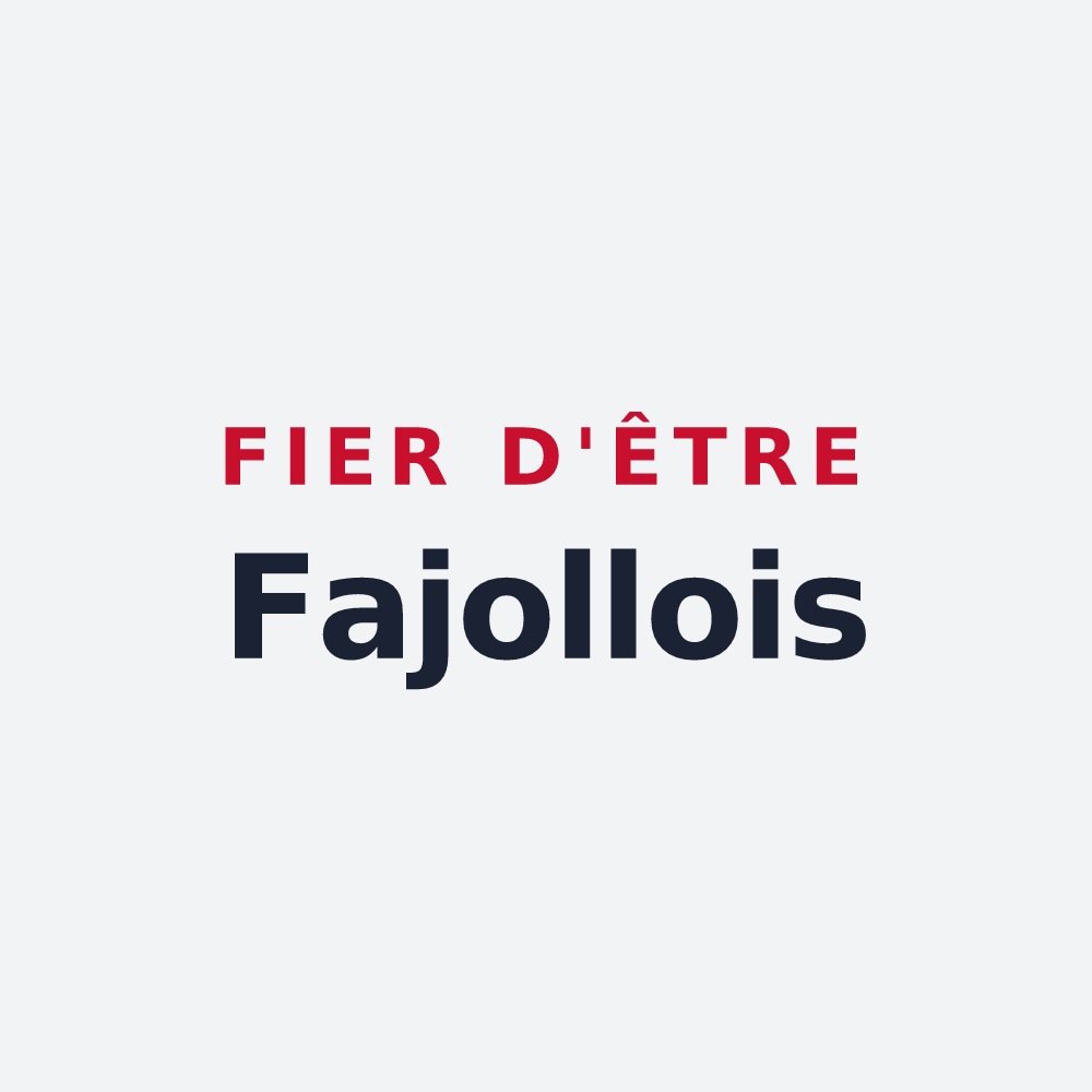 Poster « Fier d'être Fajollois » — design pour La Fajolle