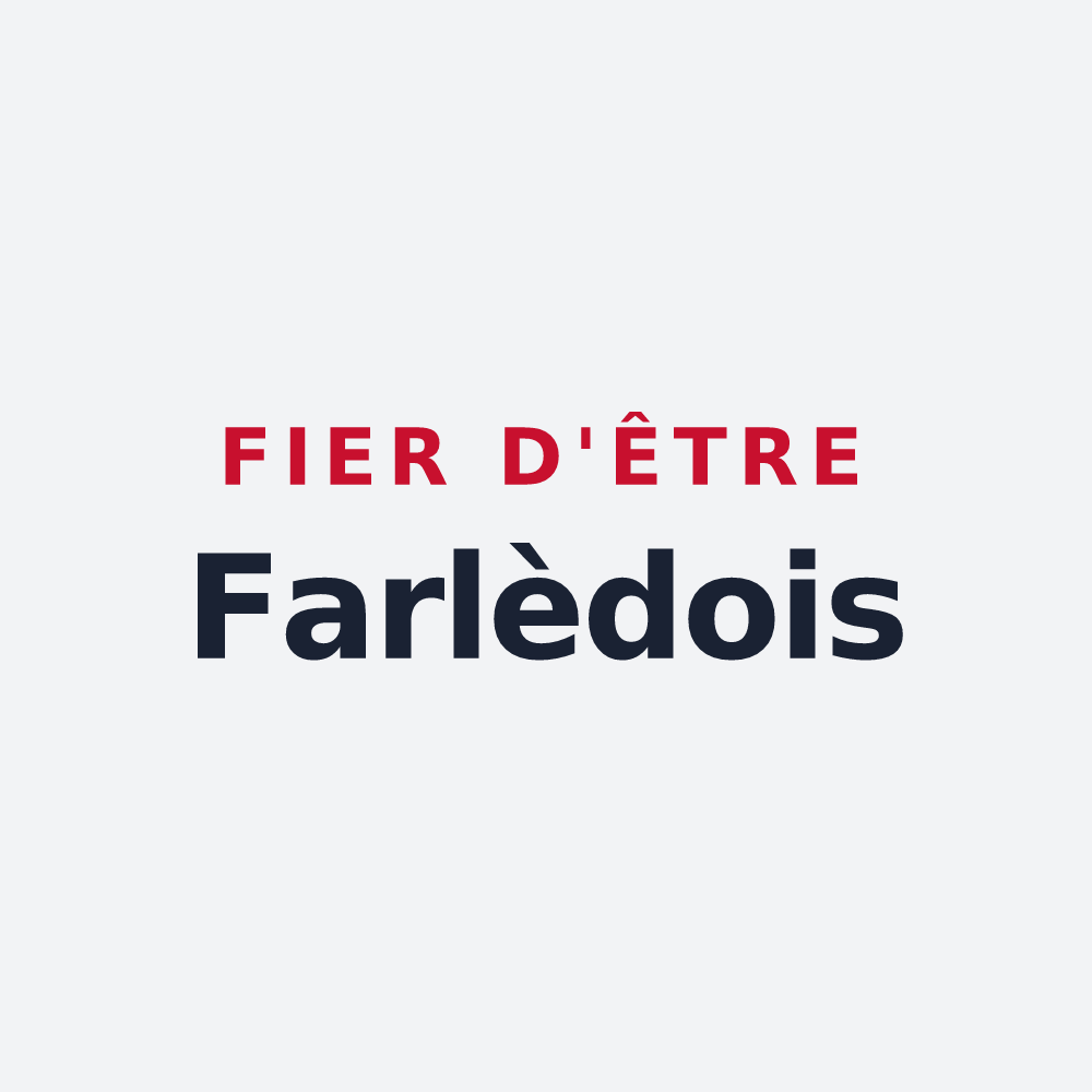 Poster « Fier d'être Farlèdois » — design pour La Farlède