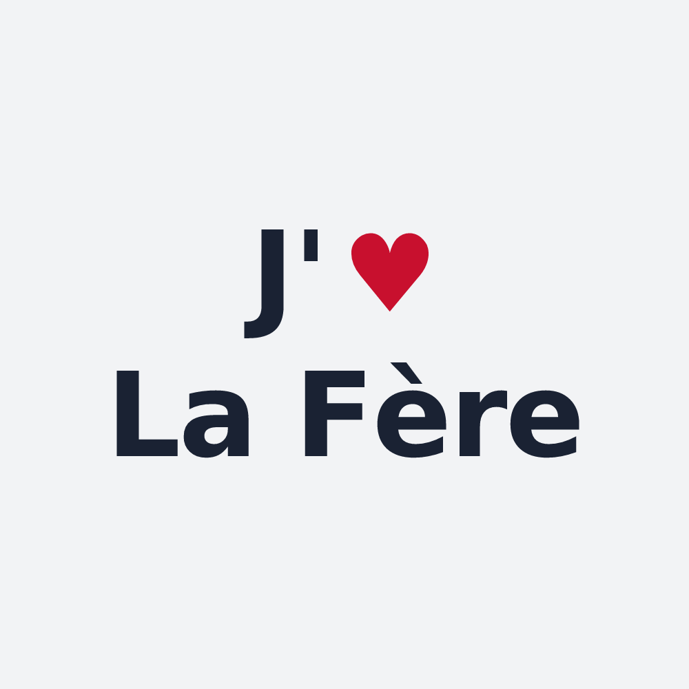 Poster personnalisé La Fère — design J'aime La Fère