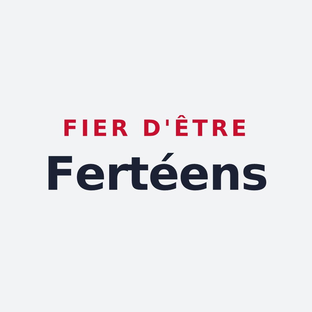 Poster « Fier d'être Fertéens » — design pour La Ferté-Hauterive