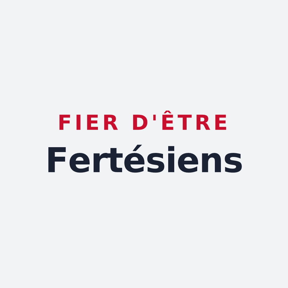 Poster « Fier d'être Fertésiens » — design pour La Ferté-Saint-Samson