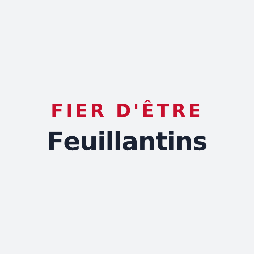 Poster « Fier d'être Feuillantins » — design pour La Feuillée