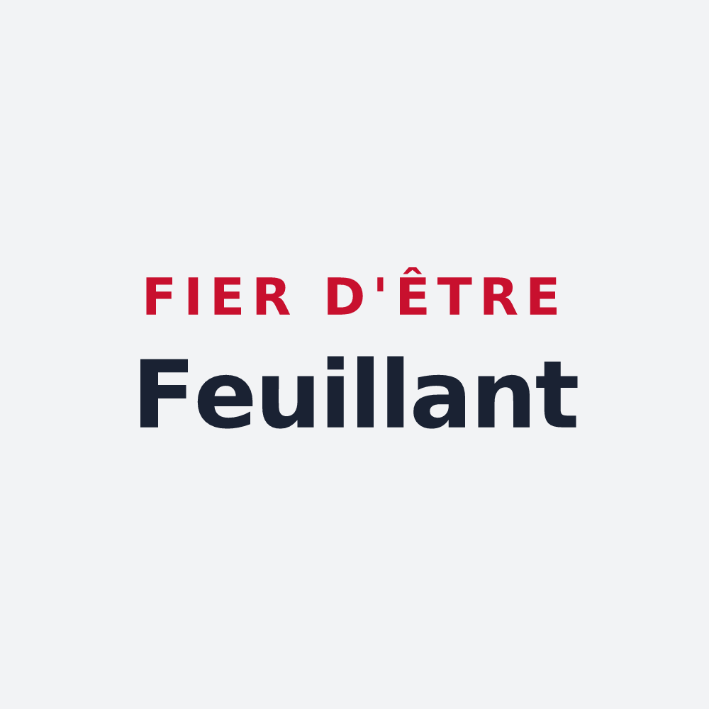 Poster « Fier d'être Feuillant » — design pour La Feuillie