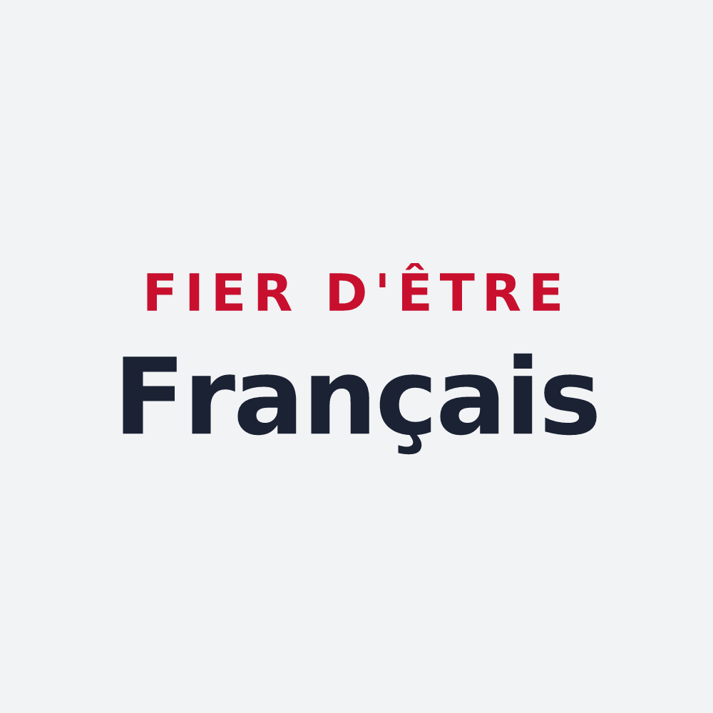 Poster « Fier d'être Français » — design pour La Flamengrie