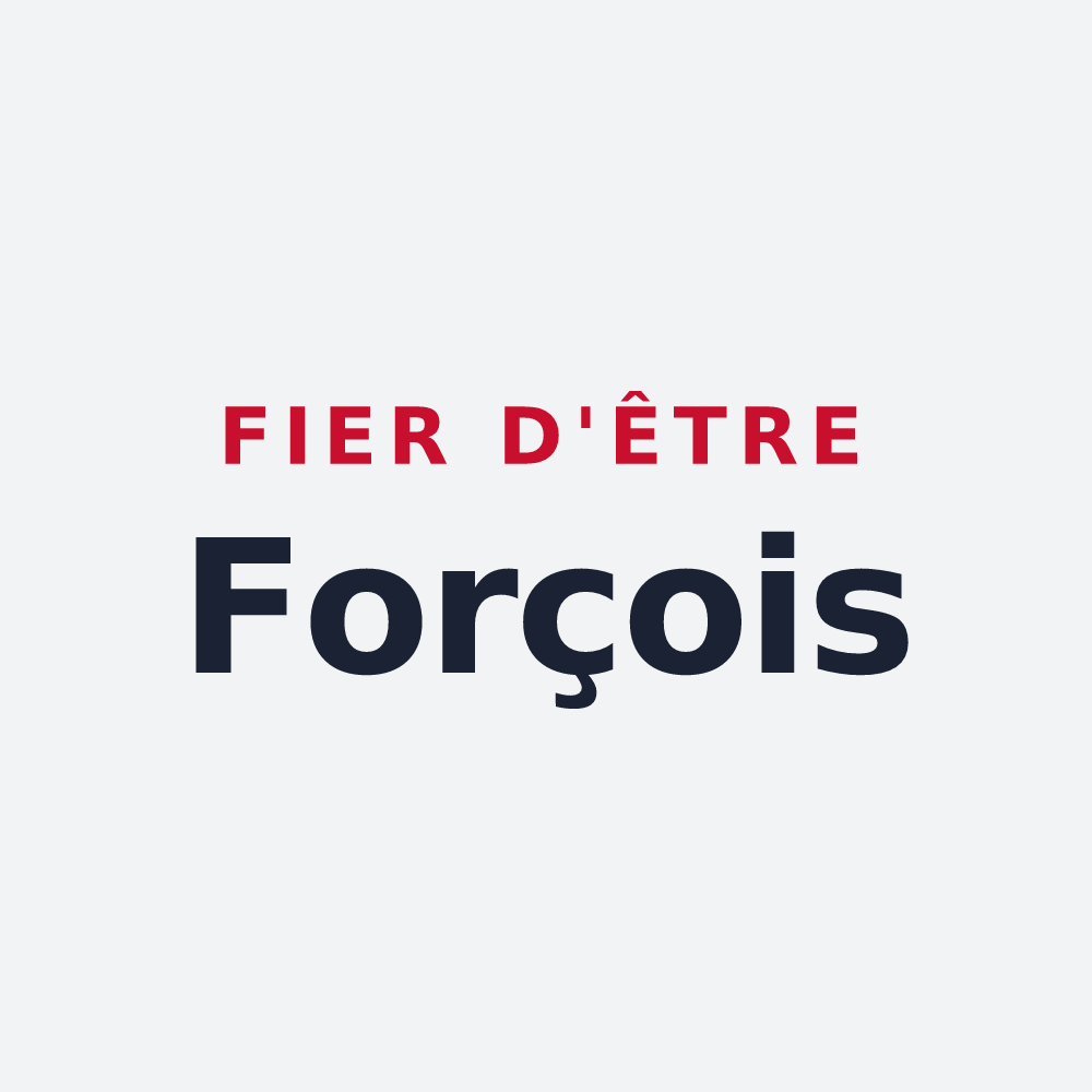 Poster « Fier d'être Forçois » — design pour La Force