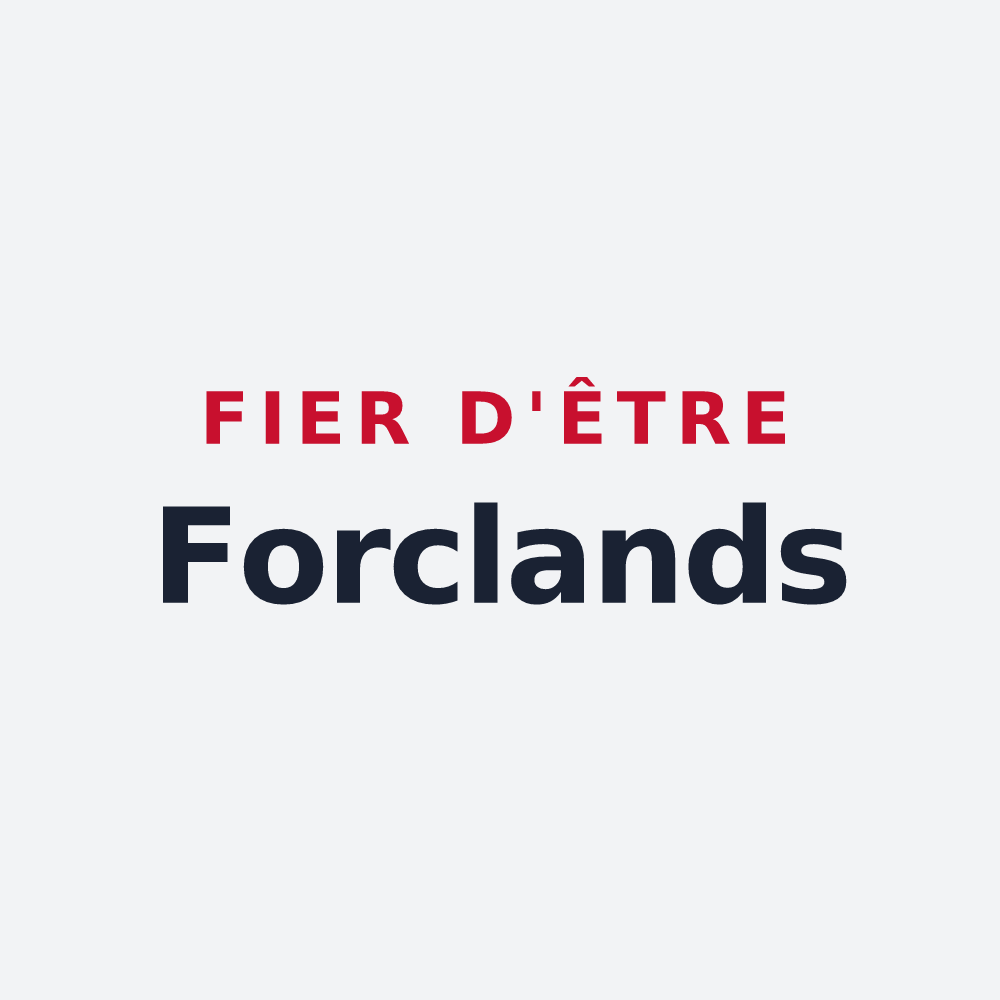 Poster « Fier d'être Forclands » — design pour La Forclaz