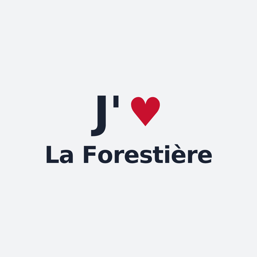 Poster personnalisé La Forestière — design J'aime La Forestière