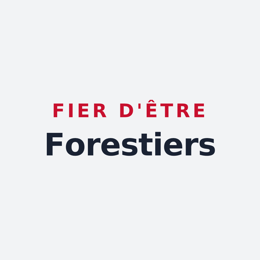 Poster « Fier d'être Forestiers » — design pour La Forêt-du-Temple