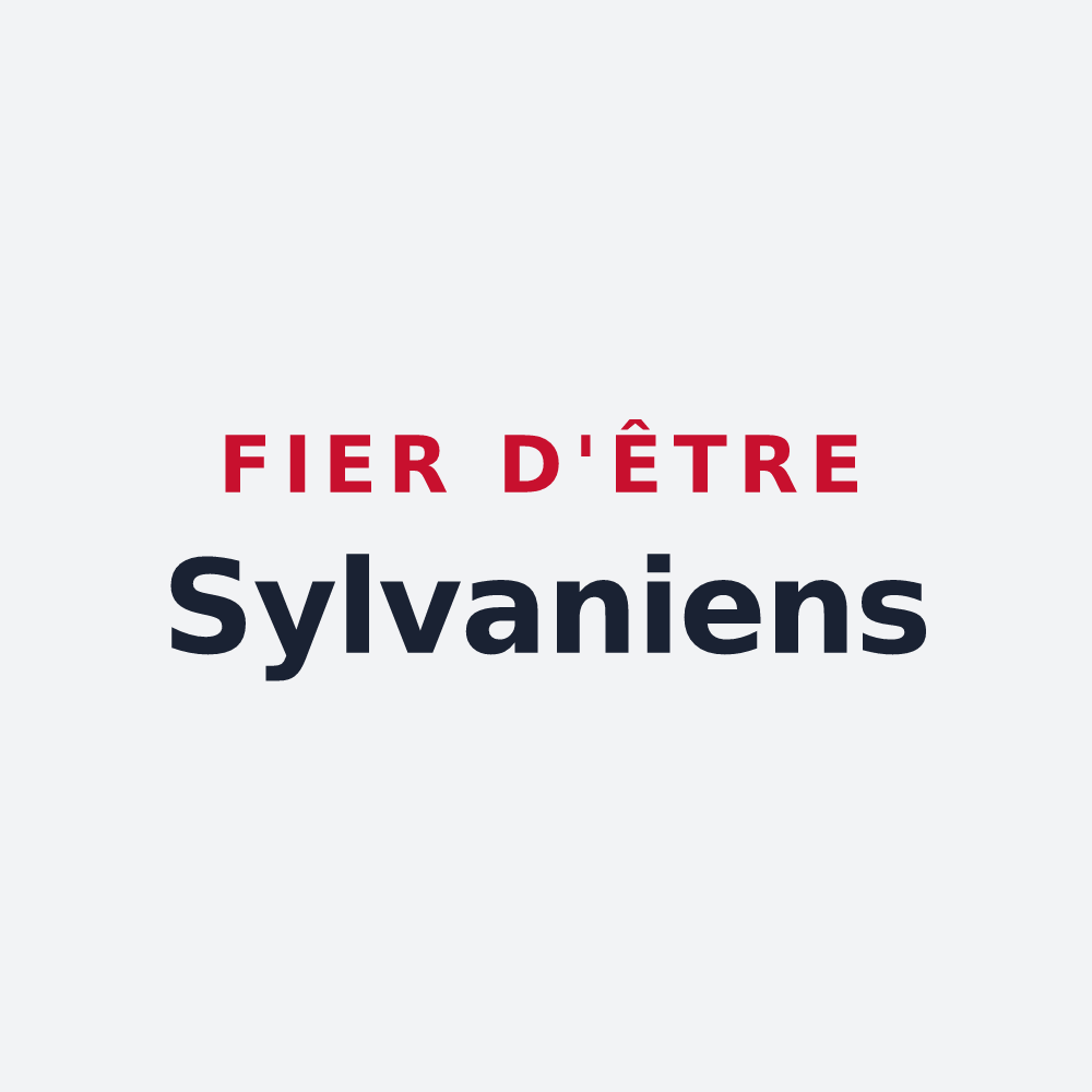 Poster « Fier d'être Sylvaniens » — design pour La Forêt-Sainte-Croix