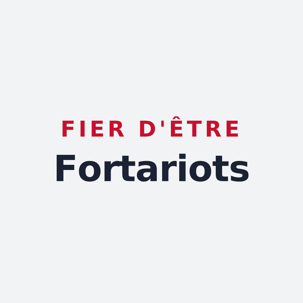 Poster « Fier d'être Fortariots » — design pour La Forteresse