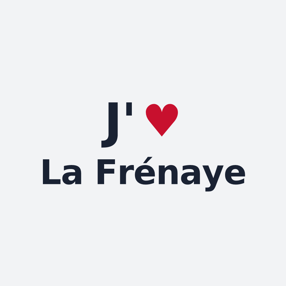 Poster personnalisé La Frénaye — design J'aime La Frénaye