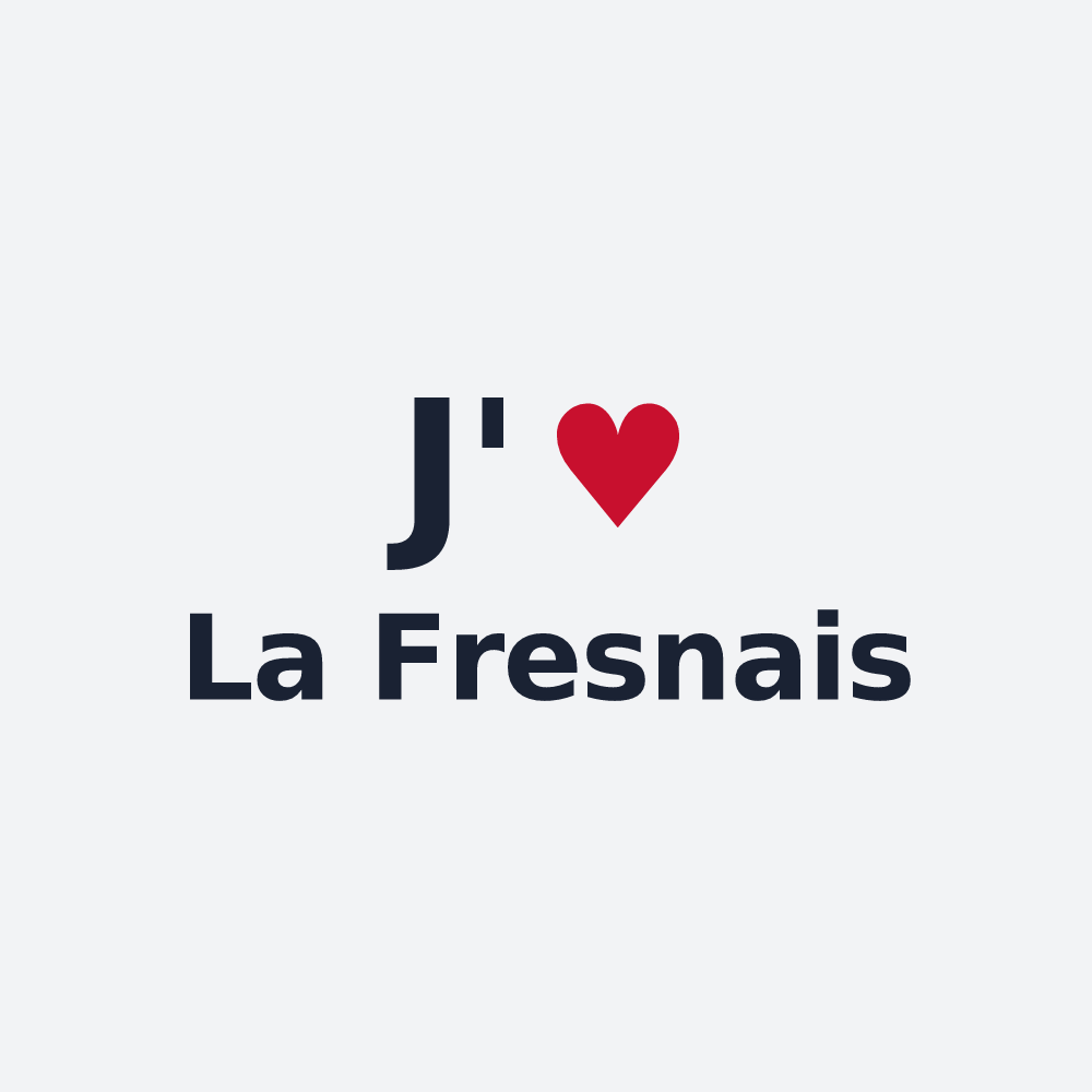 Poster personnalisé La Fresnais — design J'aime La Fresnais