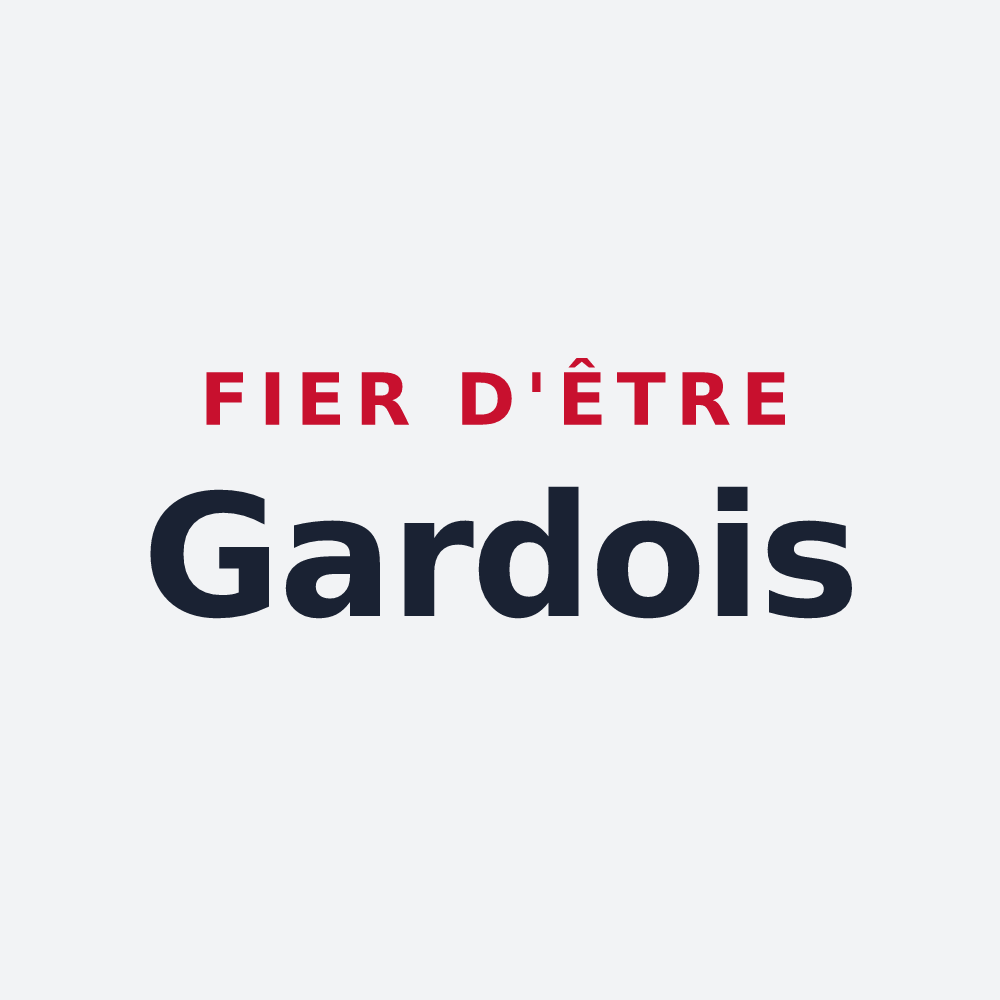 Poster « Fier d'être Gardois » — design pour La Garde