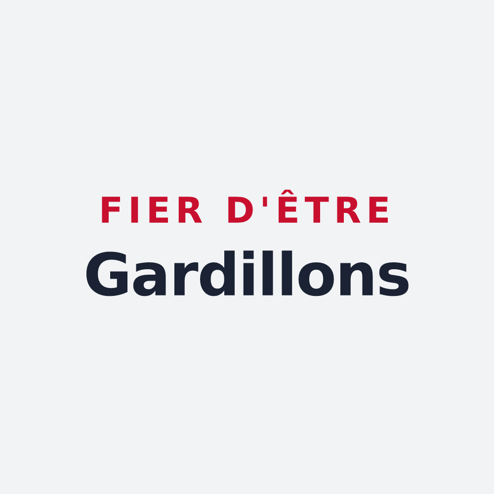 Poster « Fier d'être Gardillons » — design pour La Garde