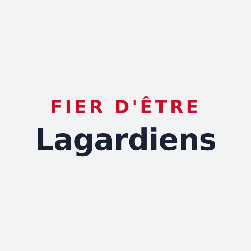 Poster « Fier d'être Lagardiens » — design pour La Garde-Adhémar